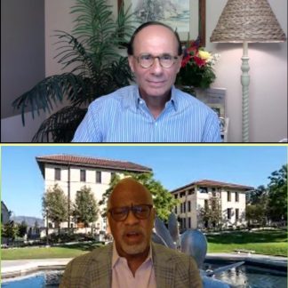 Harry Elam and Paul Ayoub ’74