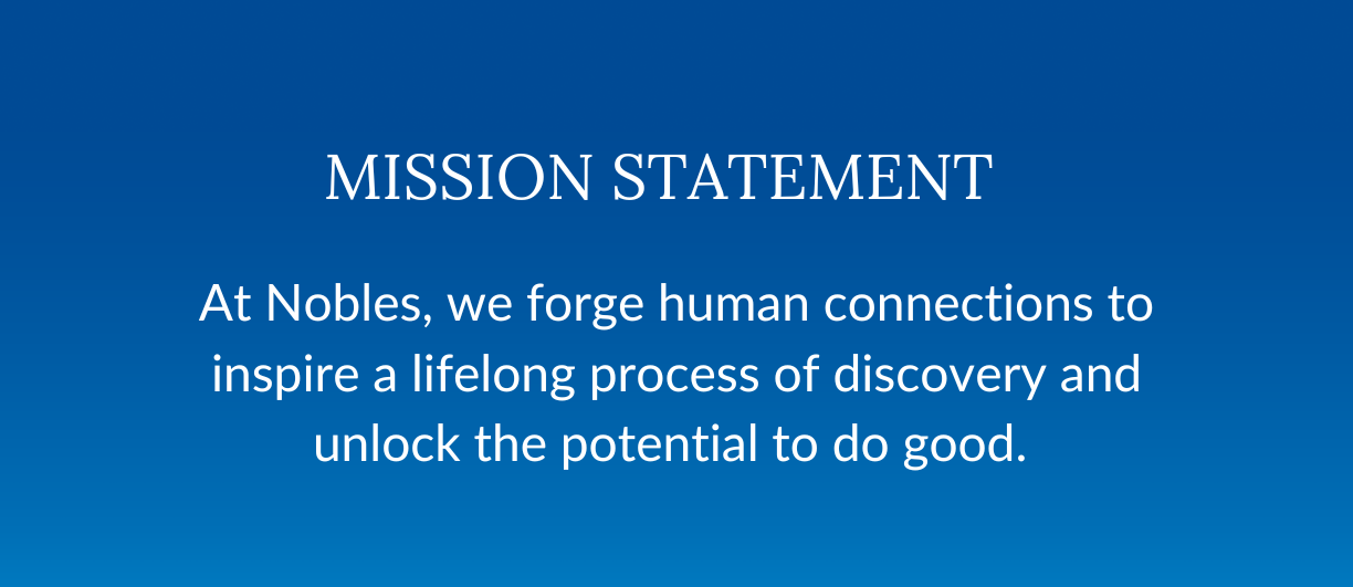 Introducing Our New Mission and Core Values - Noble & Greenough School