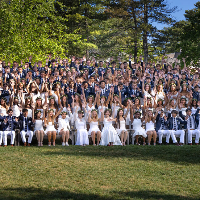 Noble and Greenough School Class of 2026 on the day of their graduation, May 29, 2026